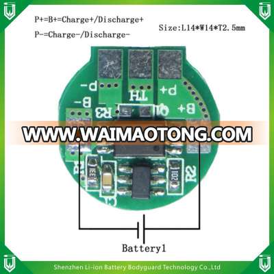 FR4 PCB / BMS factory offers printing circuit board 3.7V 1S 2.5A